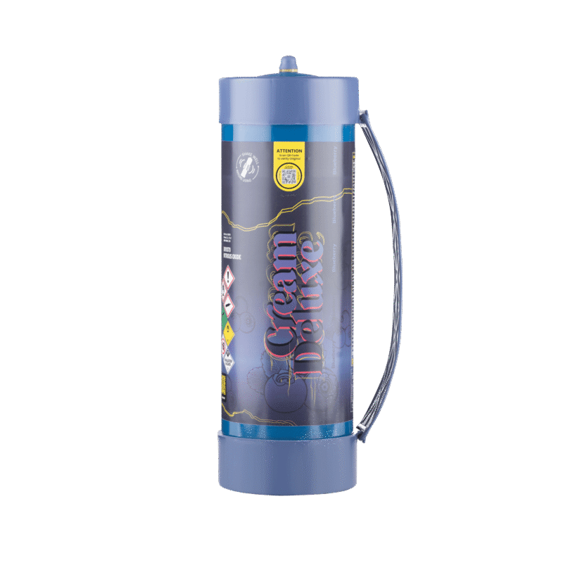 Cream Deluxe Maxxi 2000g blueberry nitrous oxide cream charger