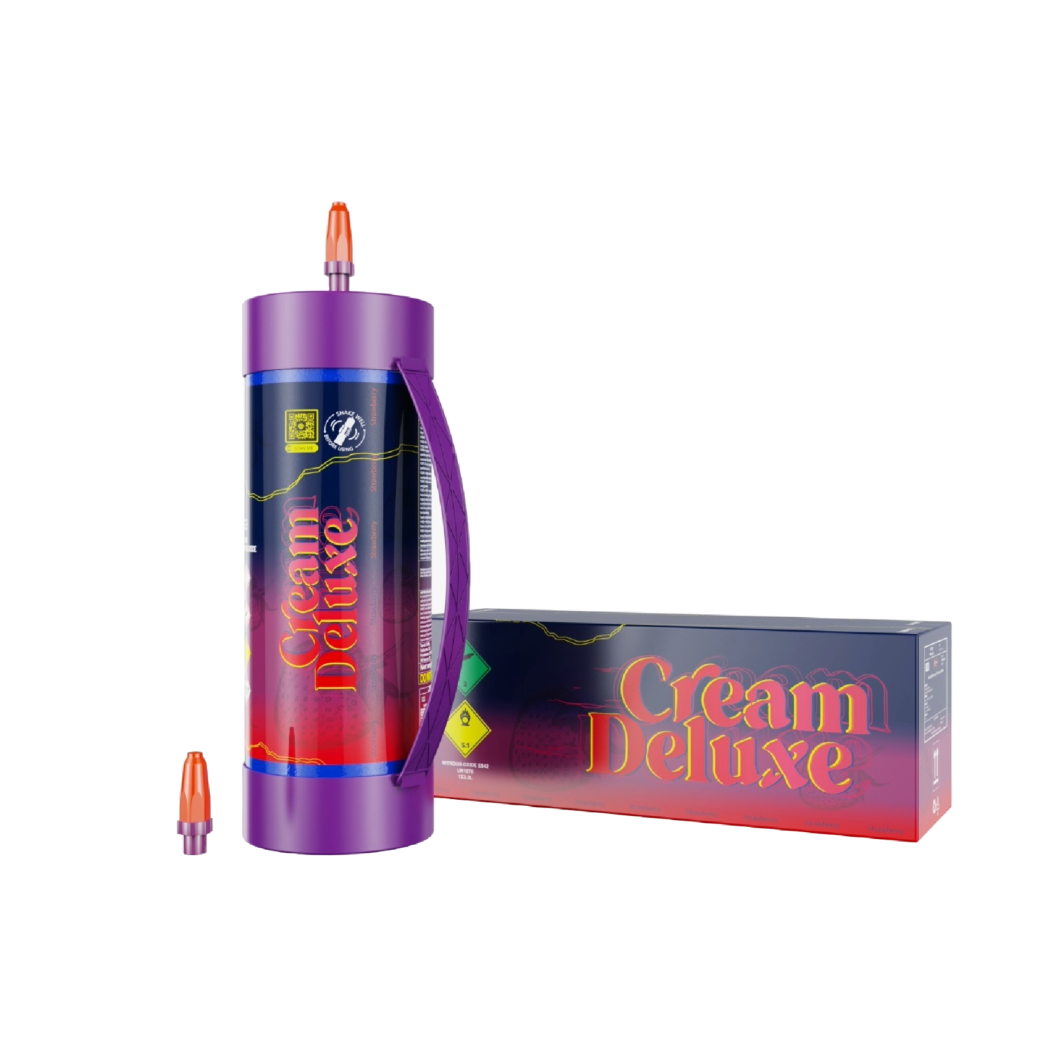 Cream Deluxe 2000g Nitrous Oxide Maxxi Srawberry